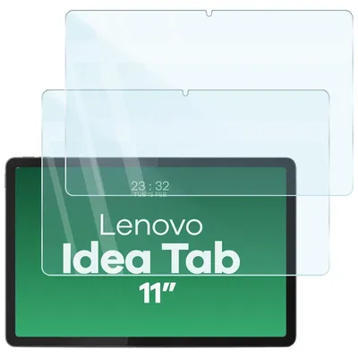 Produktbild von 2x Gehärtetes Glas für Lenovo Idea Tab 11, Bizon Tab Glass Clear Duo