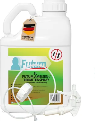 Produktbild von Futum 5L + Trigger Ameisenspray | Biozdfreies Ameisenmittel | auf Wasserbasis gegen Ameisen, Termiten, Larven & Eier
