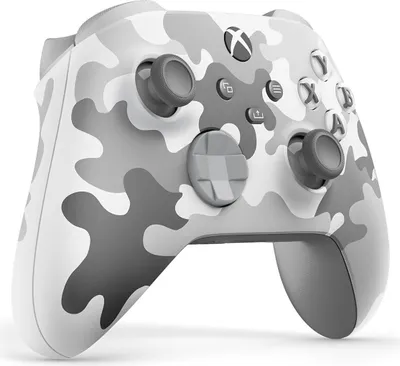 Produktbild von Microsoft Xbox Wireless Controller – Arctic Camo Special Edition, Gamepad, Android, PC, Xbox One, Xbox Series S, Xbox Series X, iOS, D-Pad, Menü-Taste, Schaltfläche Teilen, View button, Analog / Digital, Kabellos, Bluetooth