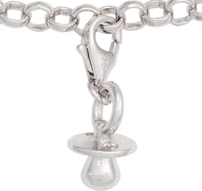 Produktbild von JOBO Einhänger Charm Schnuller 925 Sterling Silber rhodiniert