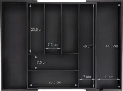 Image de Range-couverts extensible en bambou