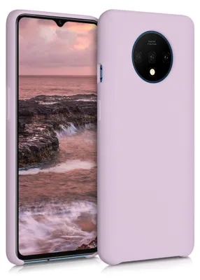 Produktbild von kwmobile Handyhülle für OnePlus 7T Hülle - Case Silikon - Kabelloses Laden - Schutzhülle Cover in Mauve