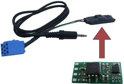 Zdjęcie produktu dla Adapter AUX In Zmieniarka MP3 CD 8-pin do Audi Concert Symphony Chorus 1 2 I II