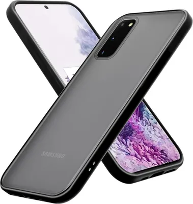 Image de Cadorabo Housse pour Samsung Galaxy S20 Housse de protection en noir Housse hybride pour téléphone portable Etui TPU silicone