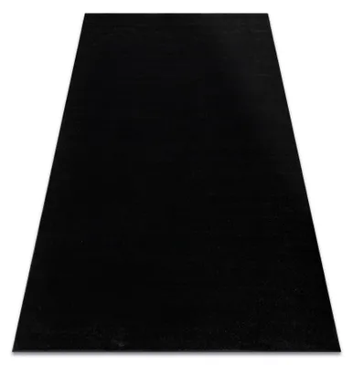 Zdjęcie produktu dla Dywan SOFTY Jednolity, jednokolorowy czarny 80x150 cm