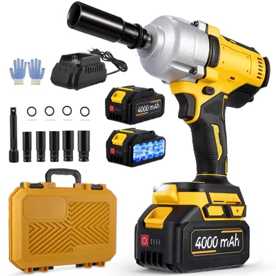 Productafbeelding van Accu-slagmoersleutel met borstelloze motor, 880W, 1000 Nm draaimoment