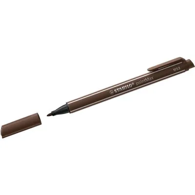 Produktbild von STABILO pointMax, Braun, Medium, Braun, Rund, Tinte auf Wasserbasis, Nylon-Filz