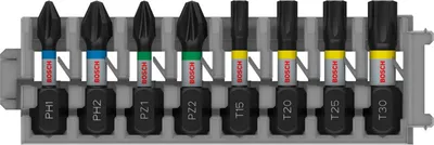 Zdjęcie produktu dla Zestaw bitów udarowych PH 8 szt. BOSCH