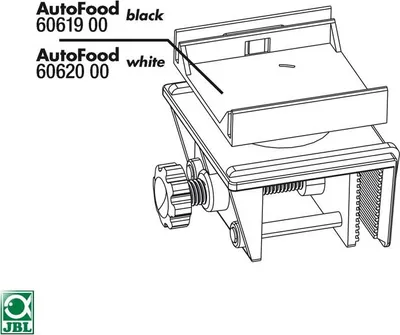 Produktbild von JBL AutoFood White Halterung komplett (1 Set)