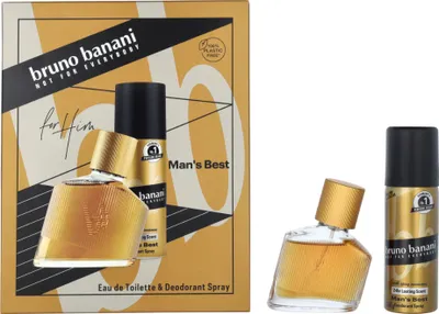 Produktbild von Edt Spray 30ml/Deodorant Spray 50ml Bruno Banani Man's Best Giftset