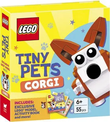 Produktbild von LEGO® Books. Tiny Pets: Corgi (with exclusive corgi mini-build, paper crafts, stickers and activity book)