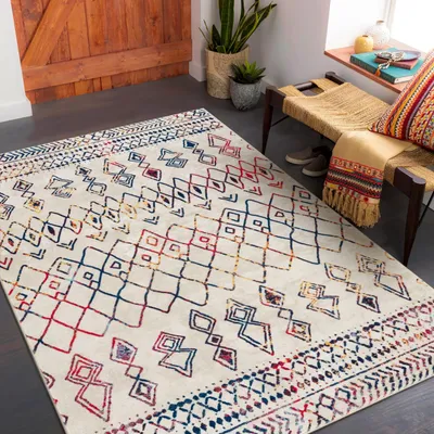Immagine prodotto di Omgoods - Tappeto corridoio, 90 x 150 cm - Lavabile, antiscivolo, design geometrico