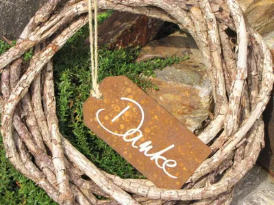 Immagine prodotto di Ciondolo "Grazie" in acciaio inossidabile