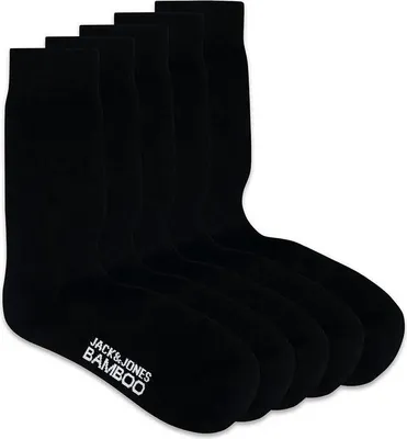 Produktbild von Jack & Jones Basic Bamboo Socken 5 Paare Schwarz EU 40-46 Mann Schwarz EU 40-46