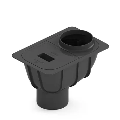 Obrázok produktu pre BRYZA Geiger Ø 110 mm, čierna RAL 9005