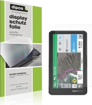 Image de 2x Film de protection d'écran pour Garmin zumo XT Tread 5,5 Zoll protecteur antireflet dipos