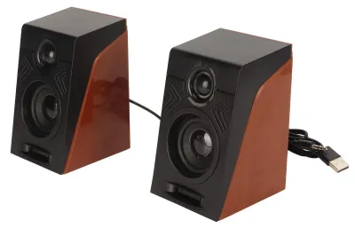 Obrázok produktu pre Reproduktory pre počítač, 2 kusy, napájanie cez USB, HiFi kvalita, 3,5 mm kábel