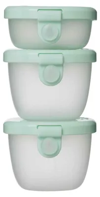Produktbild von B.box Snackbecher-Set, 3-teilig – grün