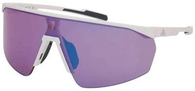 Produktbild von Adidas SP0075 WHITE/VIOLET MIRRORED SHADED 0/0/125 Uni Sonnenbrillen
