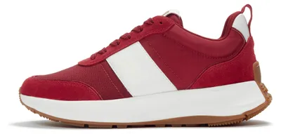 Productafbeelding van F-Mode veterschoenen/sneakers van textiel/suede