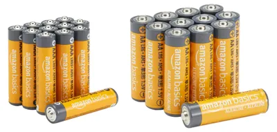 Obrázok produktu pre Batérie Amazon Basics, alkalické, vysoko výkonné, AA a AAA, výhodný balík, 12 batérií AA a 12 batérií AAA, 1,5 V, skladovateľnosť 10 rokov, celkom 24 kusov