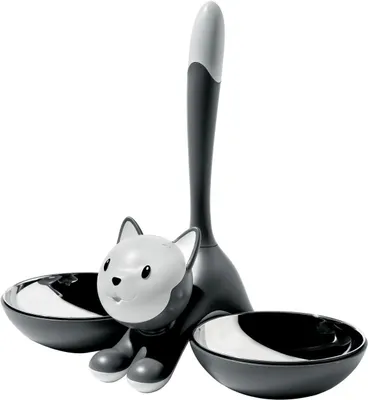 Imagen del producto de Cuenco para gatos "Tigrito" de Alessi, tamaño G (N.º de artículo: AMMI09 G, EAN: 8003299923021)