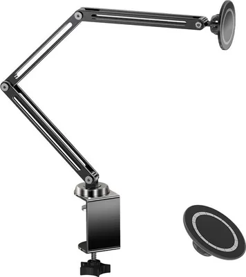 Image de INF Support Téléphone Magnétique Pliable - Support de Bureau Réglable pour Streaming et Tablette