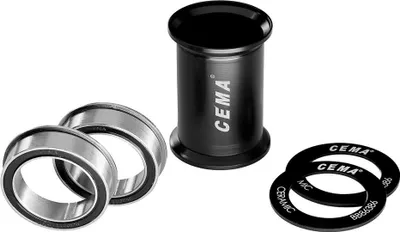 Obrázok produktu pre Cema Bb86-bb92 Fsa386/rotor Keramické ložiskové plášte Strieborná 86/92 mm / 41 mm Strieborná 86/92 mm