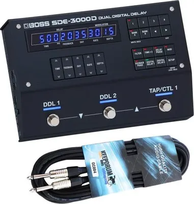 Obrázek produktu pro Boss SDE-3000 Dual Digital Delay Effect s kabelem