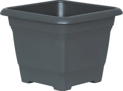 Produktbild von Pflanzcontainer Blumenkasten 8 L anthrazit Kunststoff H 22 x B 28 x L 28 cm