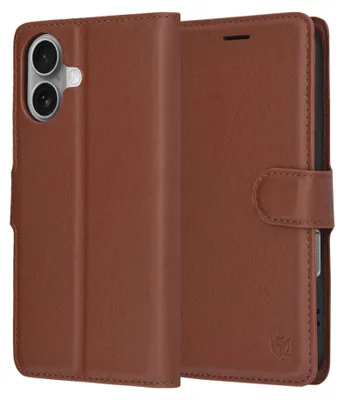Obrázok produktu pre Techsuit - Leather Folio puzdro na iPhone 17 - hnedé