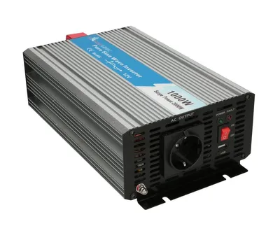 Imagen del producto de Extralink OPIP-1000W: Convertidor de voltaje para automóvil, 12V a 230W, 1000W, onda sinusoidal pura