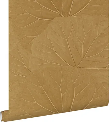 Produktbild von ESTAhome Tapete Blätter Ockergelb 53 cm x 10.05 m