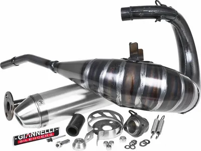 Produktbild von Giannelli Auspuffanlage Enduro mit Zulassung, Aluminium kompatibel mit Derbi DRD PRO 50 06-