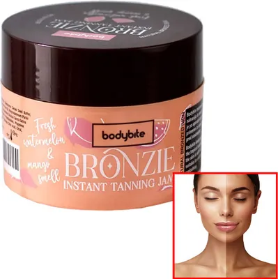 Produktbild von 200 ml Bräunungscreme mit Sofort-Effekt, Marmelade Sonnencreme - BRONZIE