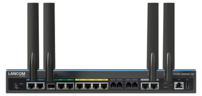 Produktbild von LANCOM 1936VAG-5G (EU), Schwarz, Tisch-/Wandmontage, 1 Lüfter, Extern, 10,100,1000 Mbit/s, 5G