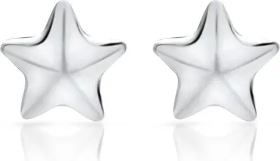 Produktbild von Sternenohrstecker aus 925 Silber - SE0271