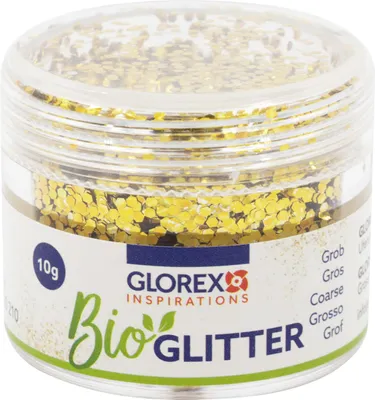 Produktbild von Glorex  Glitter grob gold 10 g