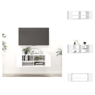 Produktbild von vidaXL TV-Wandschrank Weiß 102x35x35 cm Holzwerkstoff -  TV-Möbel
