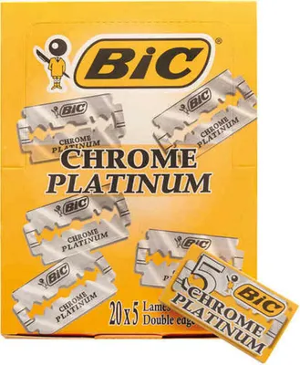 Obrázok produktu pre Bic Żyletki Chrome Platinum  1Op-20Sztx5