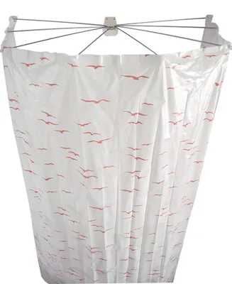 Produktbild von Duschfaltkabine Ombrella 170 cm, silber/rosé