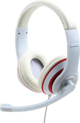 Produktbild von gembird Stereo-Headset mit Mikrofon, Weiß