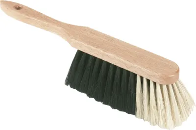Produktbild von Handfeger mit Roßhaarmischung Borsten und Holzrücken, braun