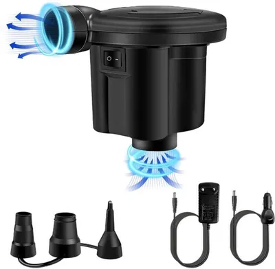 Immagine prodotto di Azomor: pompa elettrica portatile con tre beccucci per un utilizzo versatile