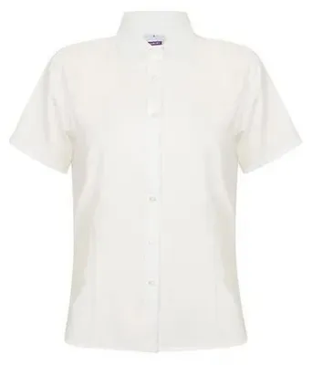 Image de Henbury - Chemise à manches courtes pour femmes LT4265 (S) (blanc)