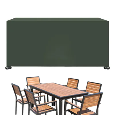 Produktbild von Gartenmöbel-Schutzhüllen, Schutzhülle Gartenmöbel 205x104x71 cm Winterfest, Winddicht, Uv-Beständig, Wasserdicht, für Gartentisch, Möbel Sets, Grün