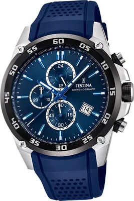 Produktbild von Festina PUR Herren Uhr F20330/2 Quarz Armbanduhr blau The Originals D2UF20330/2