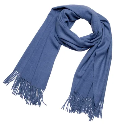 Produktbild von DonDon Damen Winter-Schal groß und flauschig 200 x 70 cm - Blau