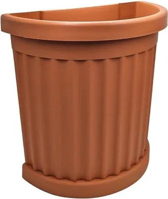 Productafbeelding van Terracotta bloempot met onderzetter 52 cm