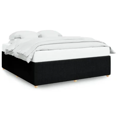 Produktbild von Bettgestell ohne Matratze Schwarz 200x200 cm Stoff
